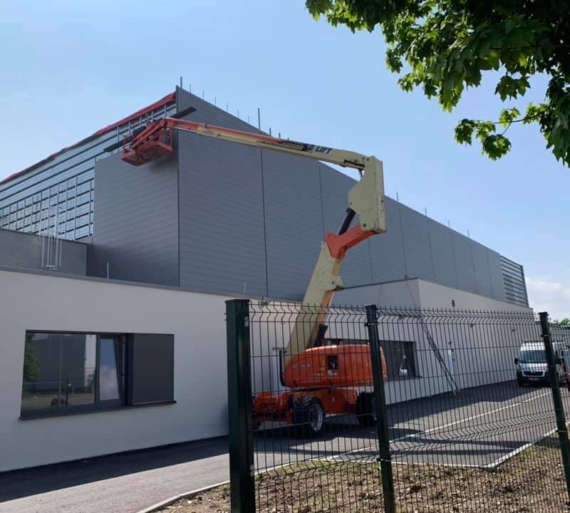 CHANTIER COLDIS 800X720 | Blaesel Bardage métallique, bois et joint debout pour les entreprises sur le Bas-Rhin Illkirch-Graffenstaden 2