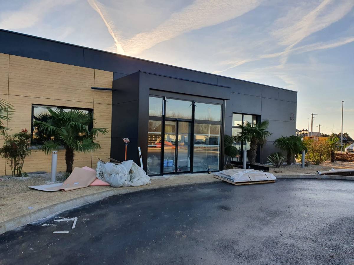 Bardage composite sur le secteur de Strasbourg en Alsace Bischwiller